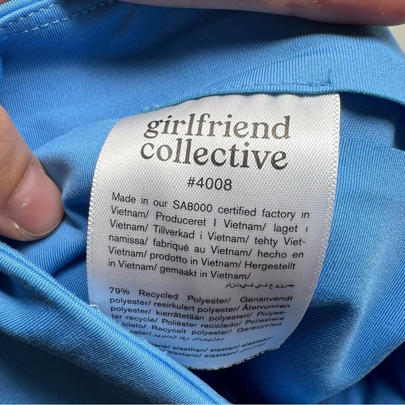 girlfriend collective blue Compressive High-Rise Legging size XXS - Picture 5 of 6
